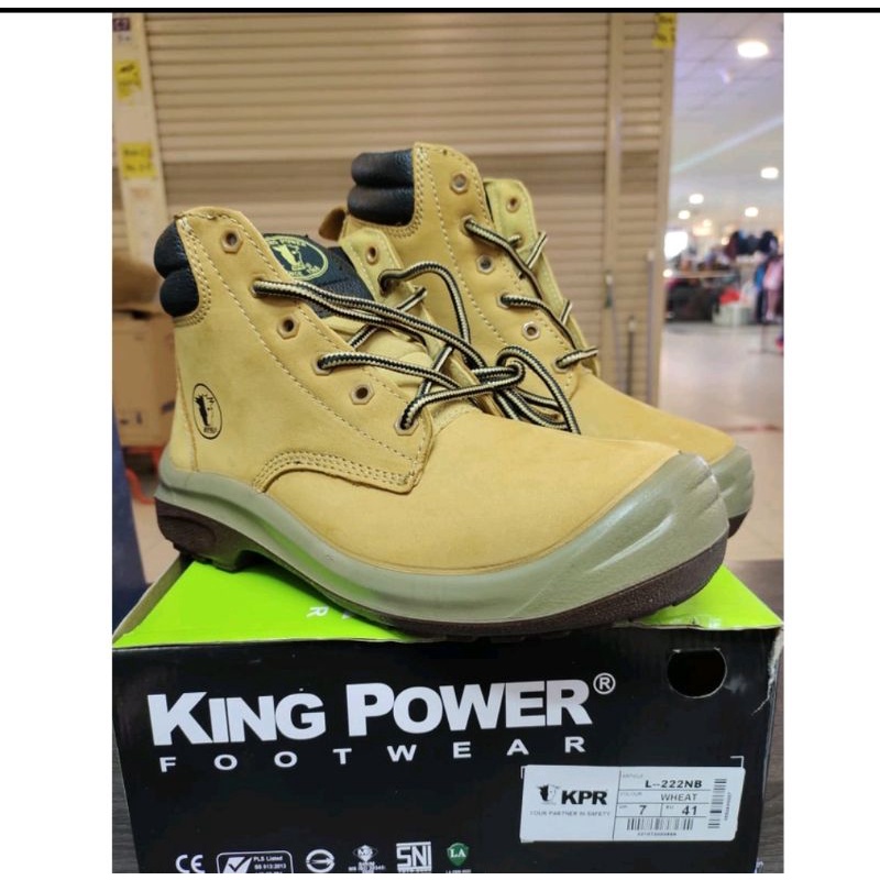 Sepatu Safety KING POWER KPR L222NB Sepatu Safety tali original King power