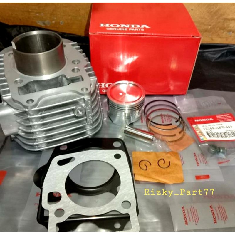 Blok+seher komplit Honda (KPH) supra x 125 karbu, karisma, kirana. ORIGINAL AHM.