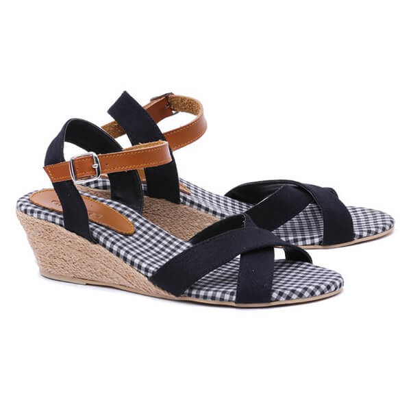 Sandal Wanita Wedges / Sandal Wedges Wanita / Sandal Casual Wanita - GKI 5296