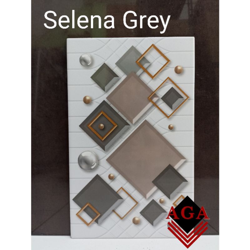 KERAMIK DINDING 25X40 SELENA TIMBUL (GLOSSY)