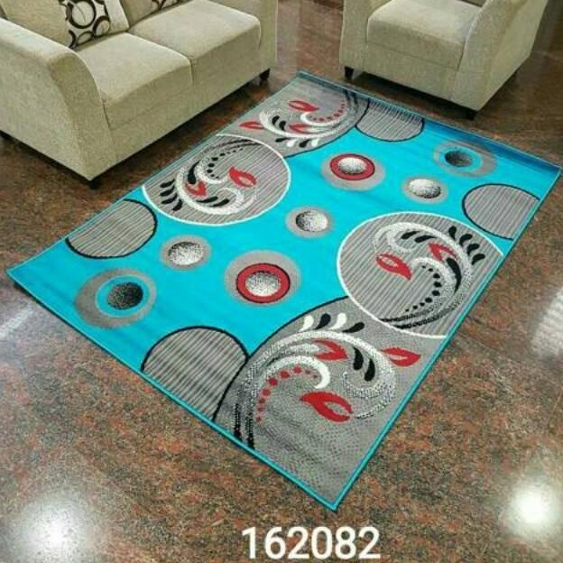 KARPET MODERNO 160X210 MOTIF MINIMALIS, BUNGA.
