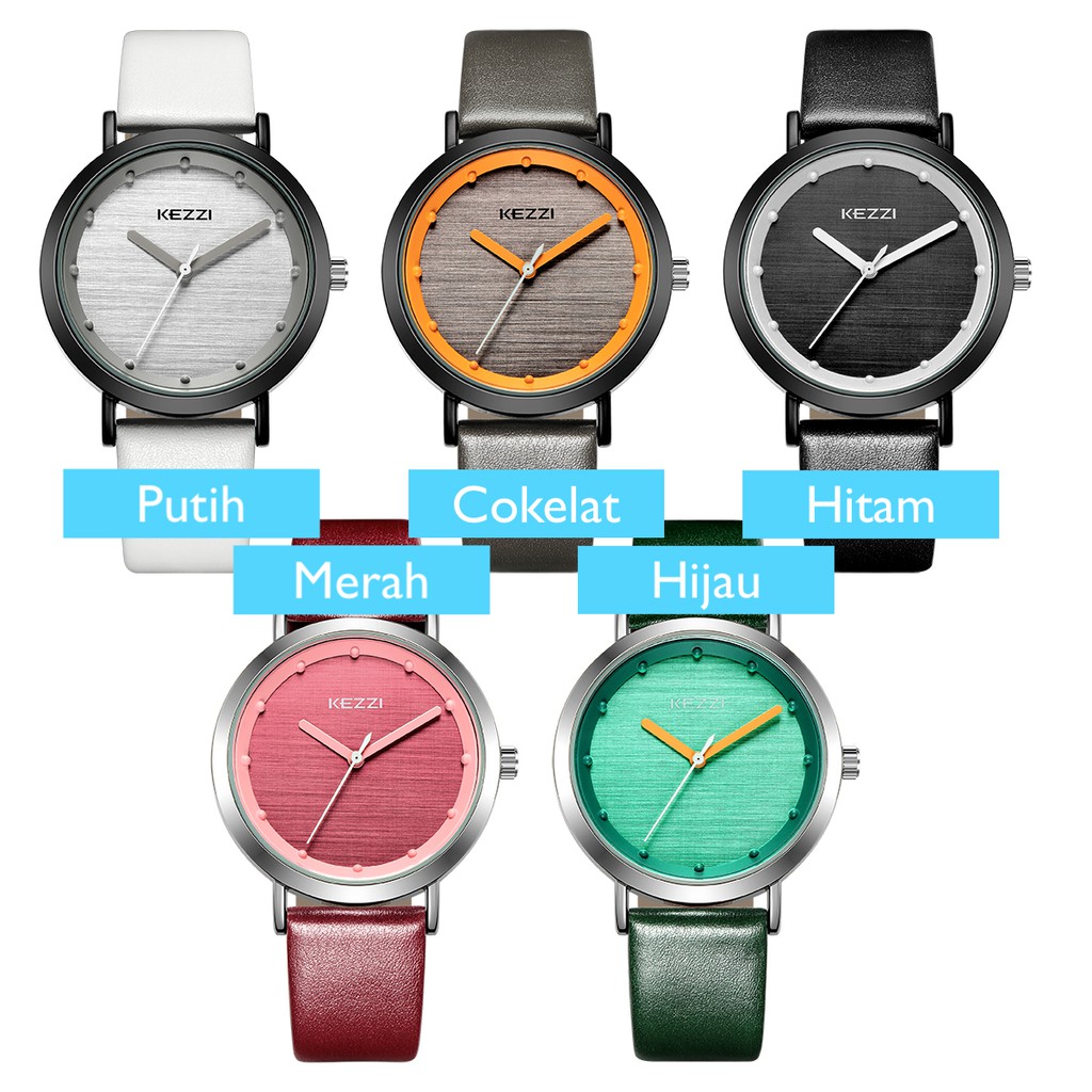 Kezzi Korea 1894 Hijau - Jam Tangan Fashion Wanita &amp; Pria - Model Analog