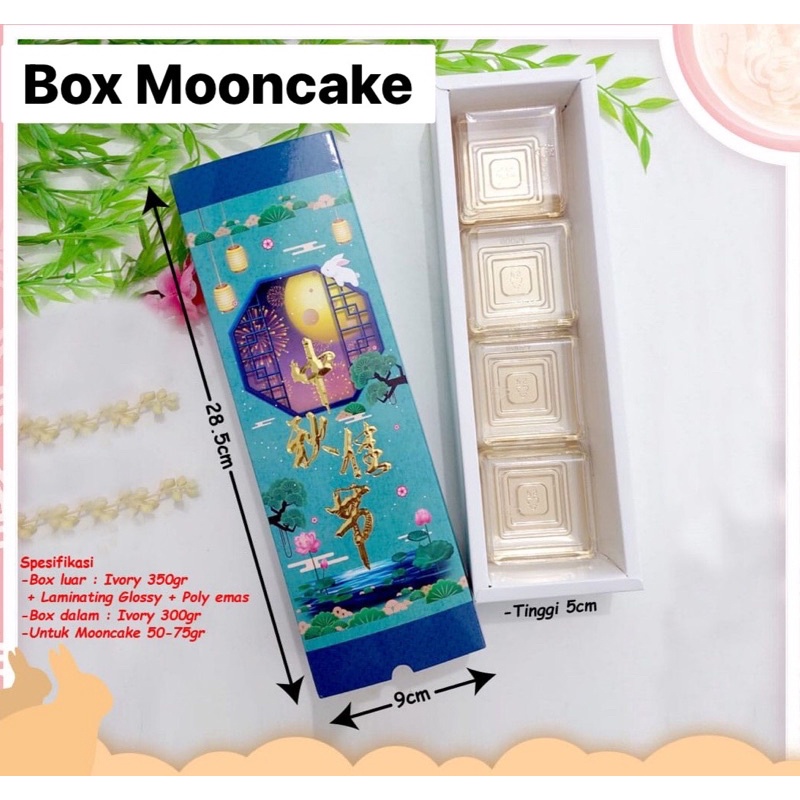 

Box Kotak Mooncake / Dus Packaging Hampers Kue Bulan Mid Autumn Festival #O