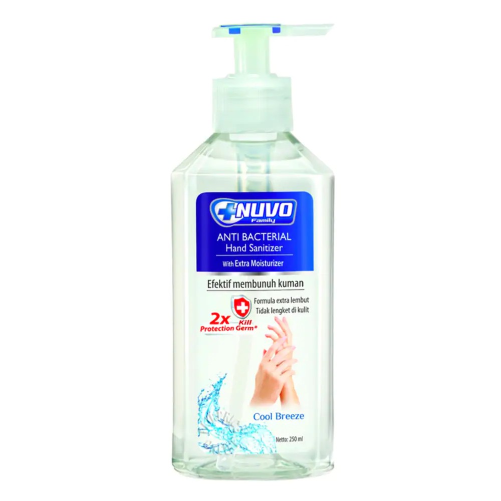 [READY STOCK]  NUVO Hand Sanitizer 250ml ORIGINAL 250 ml pump ORIGINAL TERMURAH