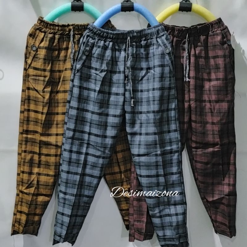 CELANA PANT TARTAN REMAJA,