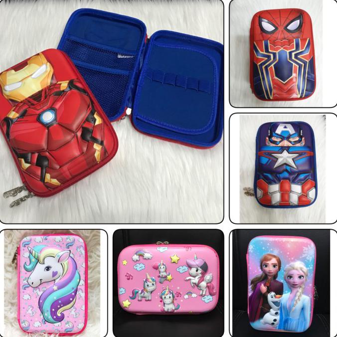 

Big Sale Kotak Pensil Model Smiggle Doff Hardcase Timbul / 3D Pencil Case - Unicorn Big Sale