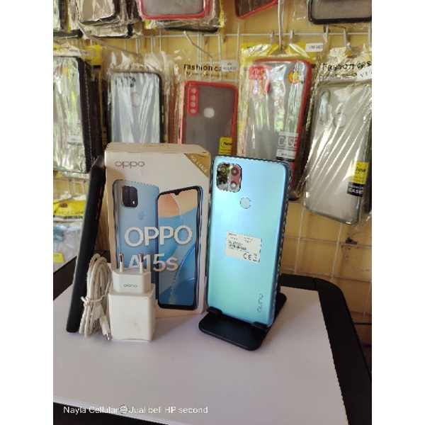 oppo a15s 4/64 (Second) bekas rasa baru