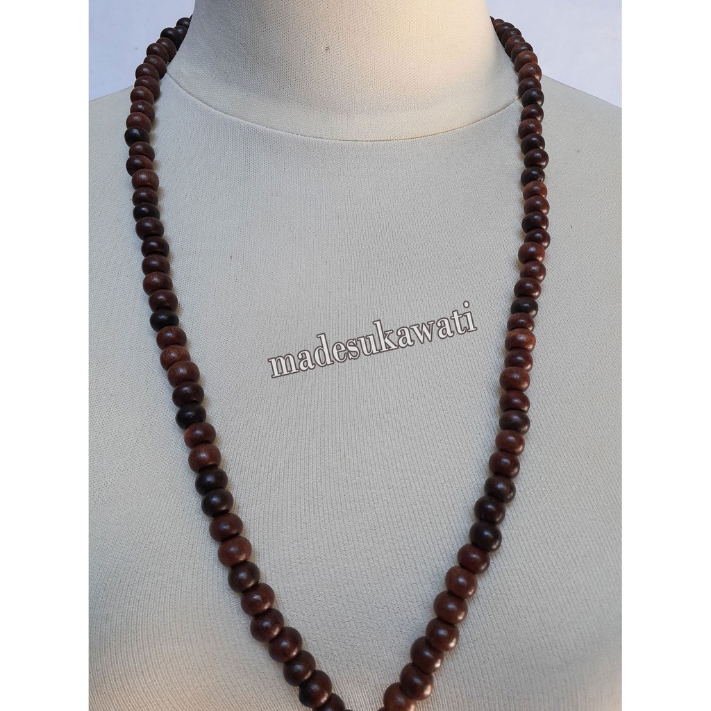 Kalung bola kayu gaharu tasbih