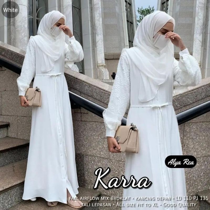 DRESS MUSLIM, Fashion Muslim, baju wanita, dress, gamis, Baju gamis, fashion wanita, Karra Dress