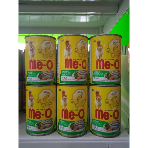 Meo Kaleng Sardine in Prawn Jelly 400gr - Makanan Basah Kucing Me-O Sardine