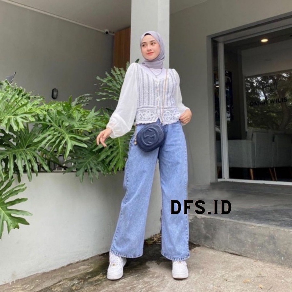 SENNA - HIGH WAIST KULOT JEANS PREMIUM