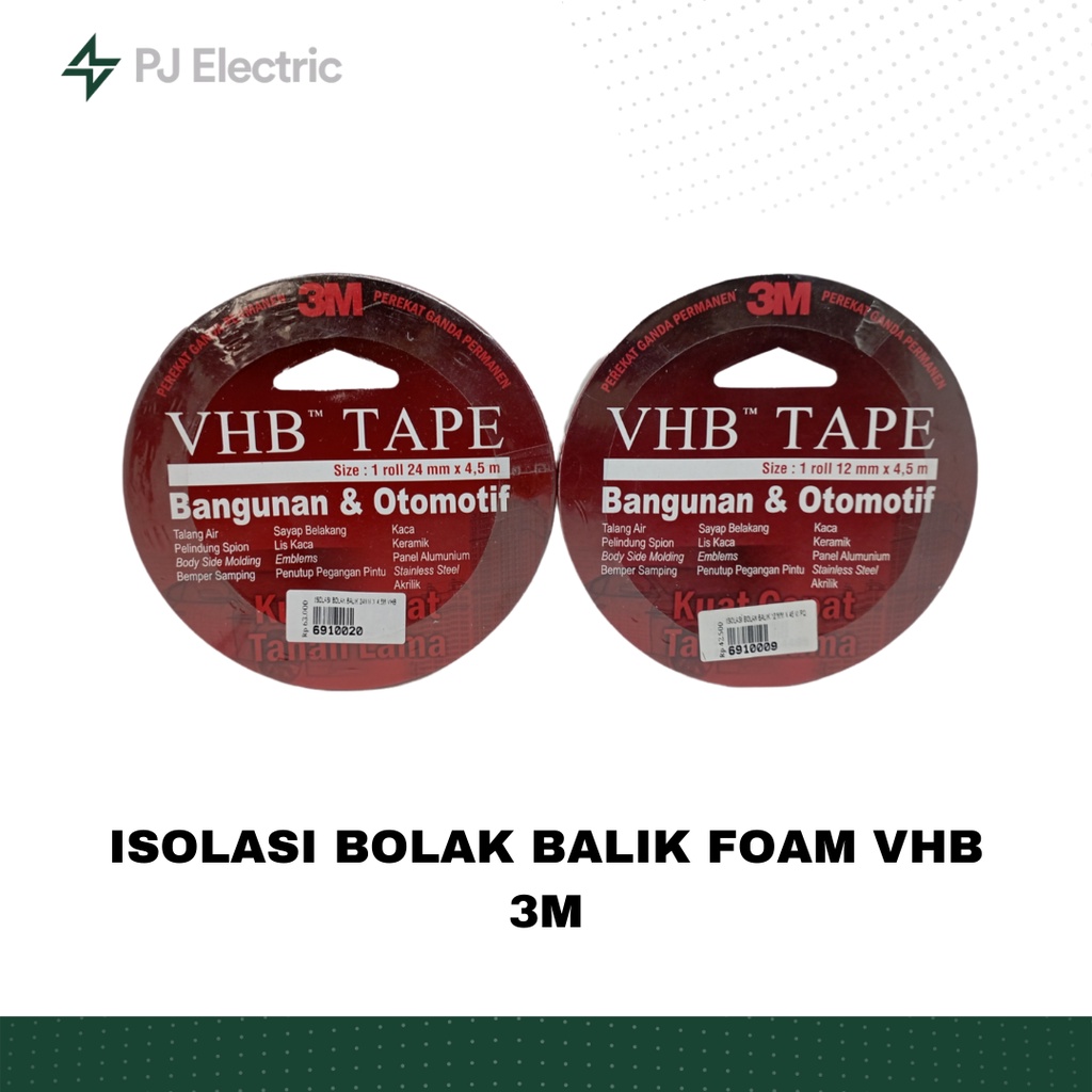 

ISOLASI BOLAK BALIK FOAM VHB 3M