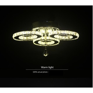  Lampu  Hias  Gantung  Modern Crystal Led Ceiling Light 