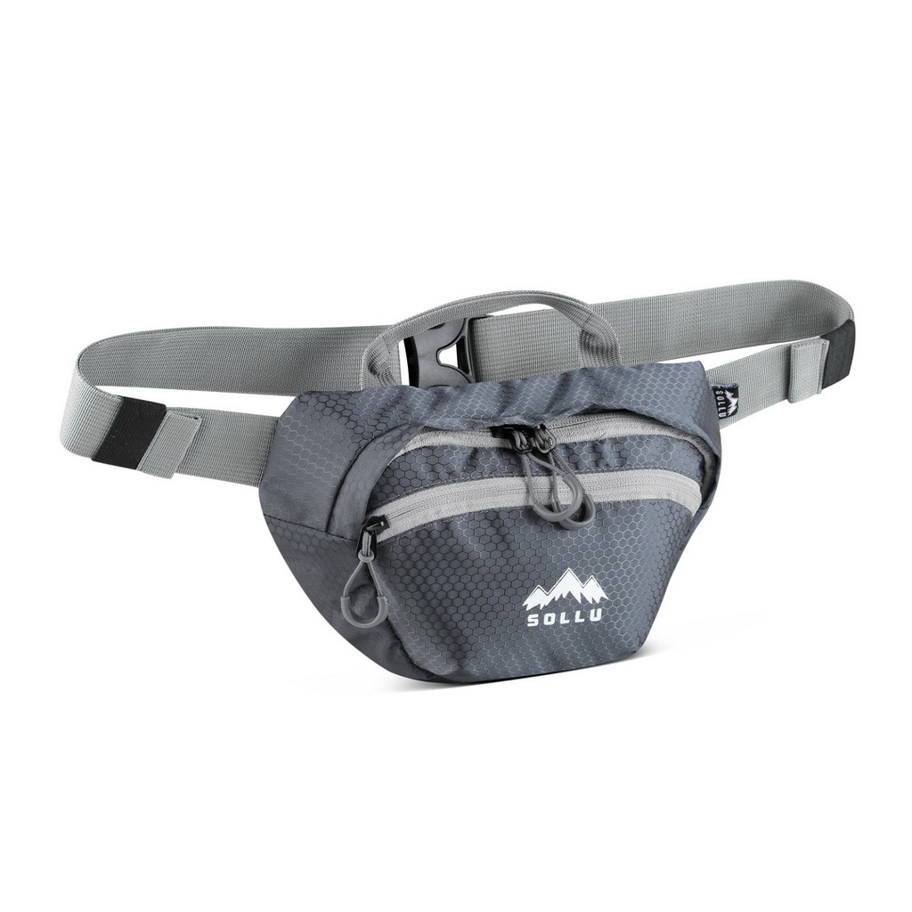 Waist Bag – tas waistbag – waistbag waterproof – Sollu Terra Series Grey