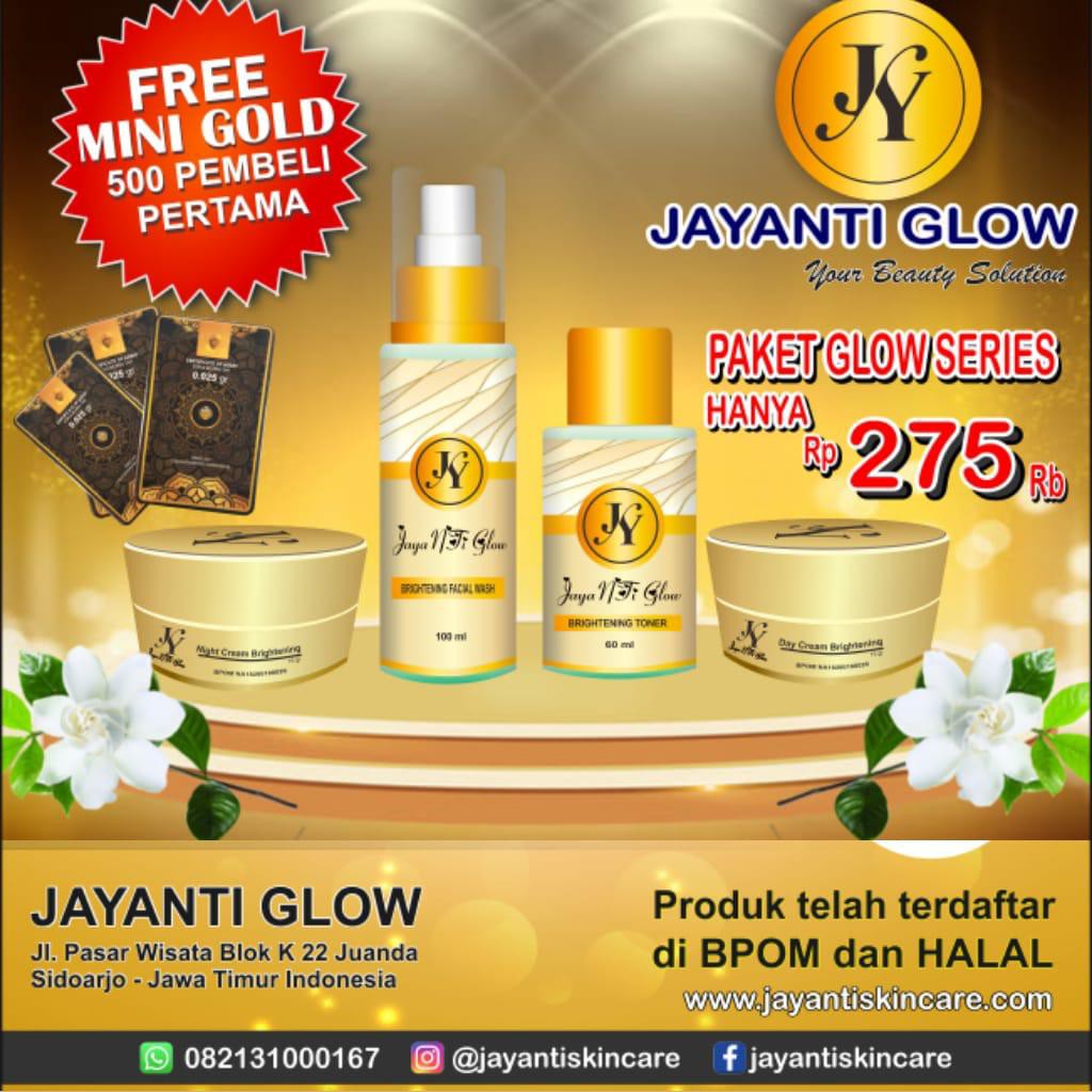 Jayanti Glow Produk Perawatan Wajah - Jayanti Skincare