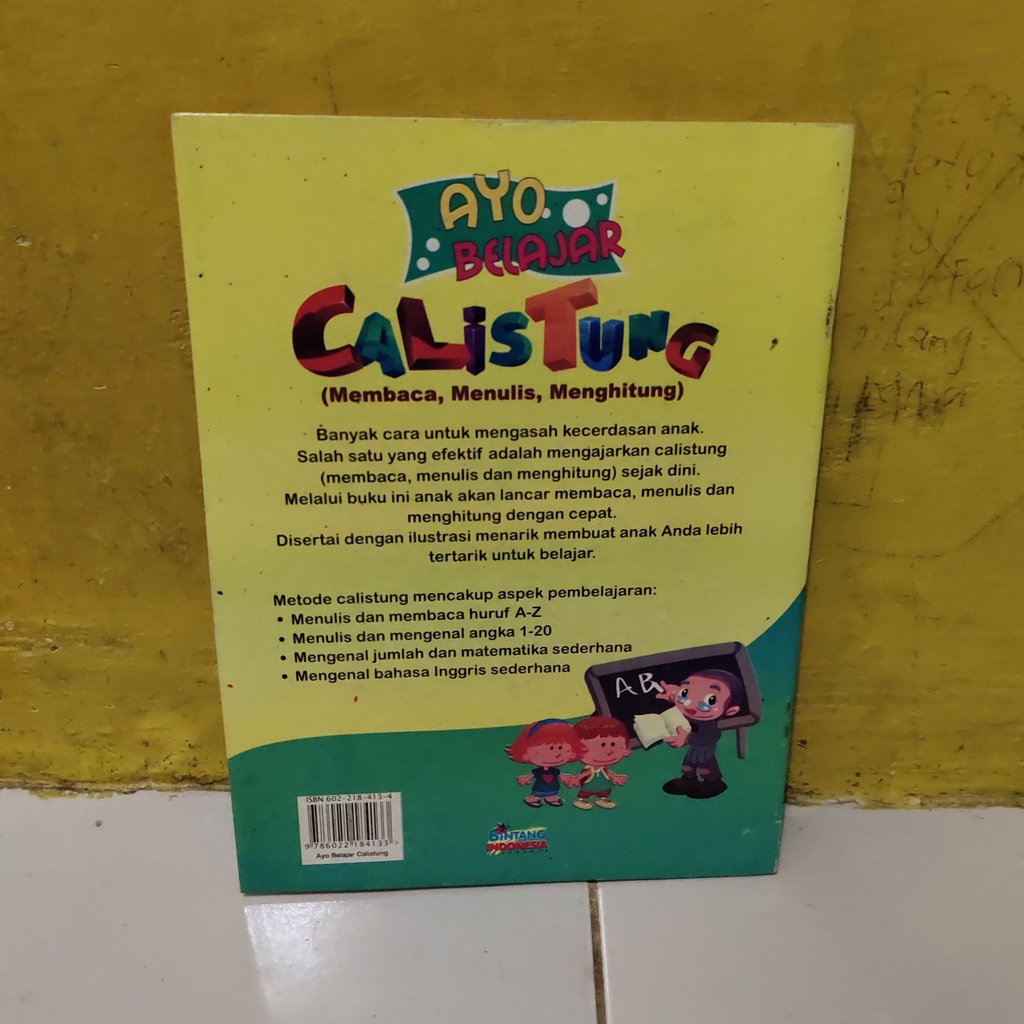 Buku anak ayo belajar calistung