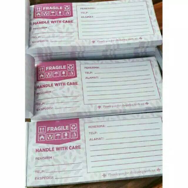 

Kertas Label pengiriman Kirim Paket Olshop