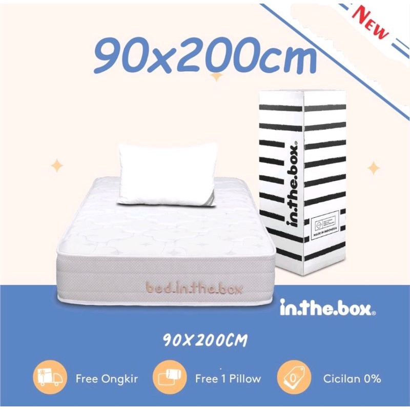 SPRING BED Kasur IN THE BOX 90x200 (Single) / INTHEBOX / Kasur
