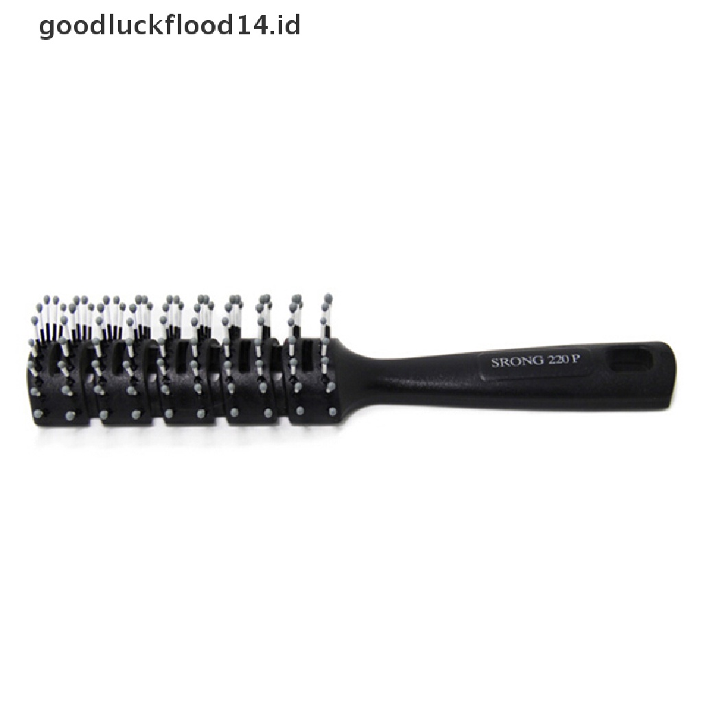 [OOID] 1Pc Fashion Men Hair Brush Ceramic Iron Round Comb Barber Dressing Salon Styling ID