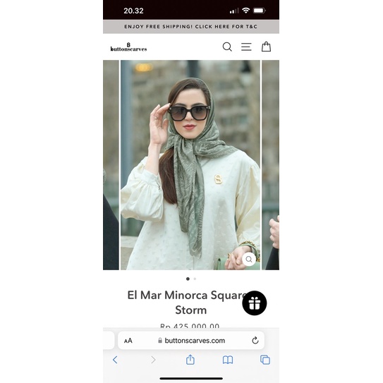 buttonscarves el mar minorca storm preloved