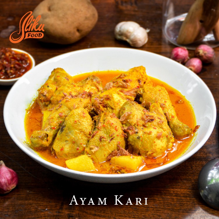

Ayam Kari dengan Kentang , 1 Ekor dan Free Sambel