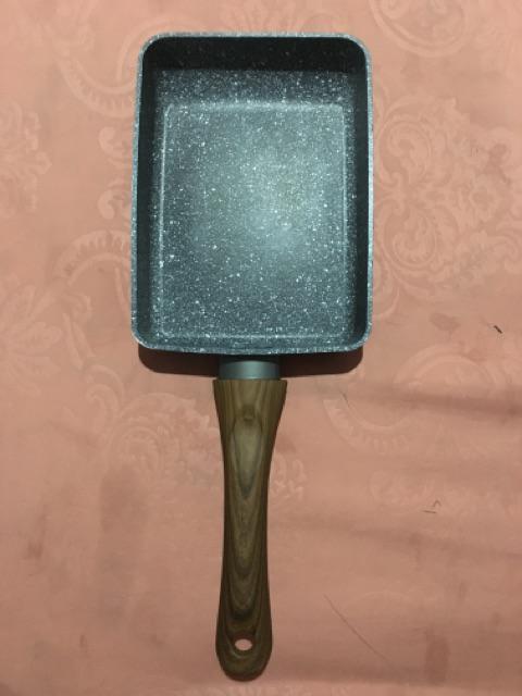 Omelette Fry Pan Marble Granite Wajan Telur Kotak 13 X 18 Tamagoyaki Premium Cookware