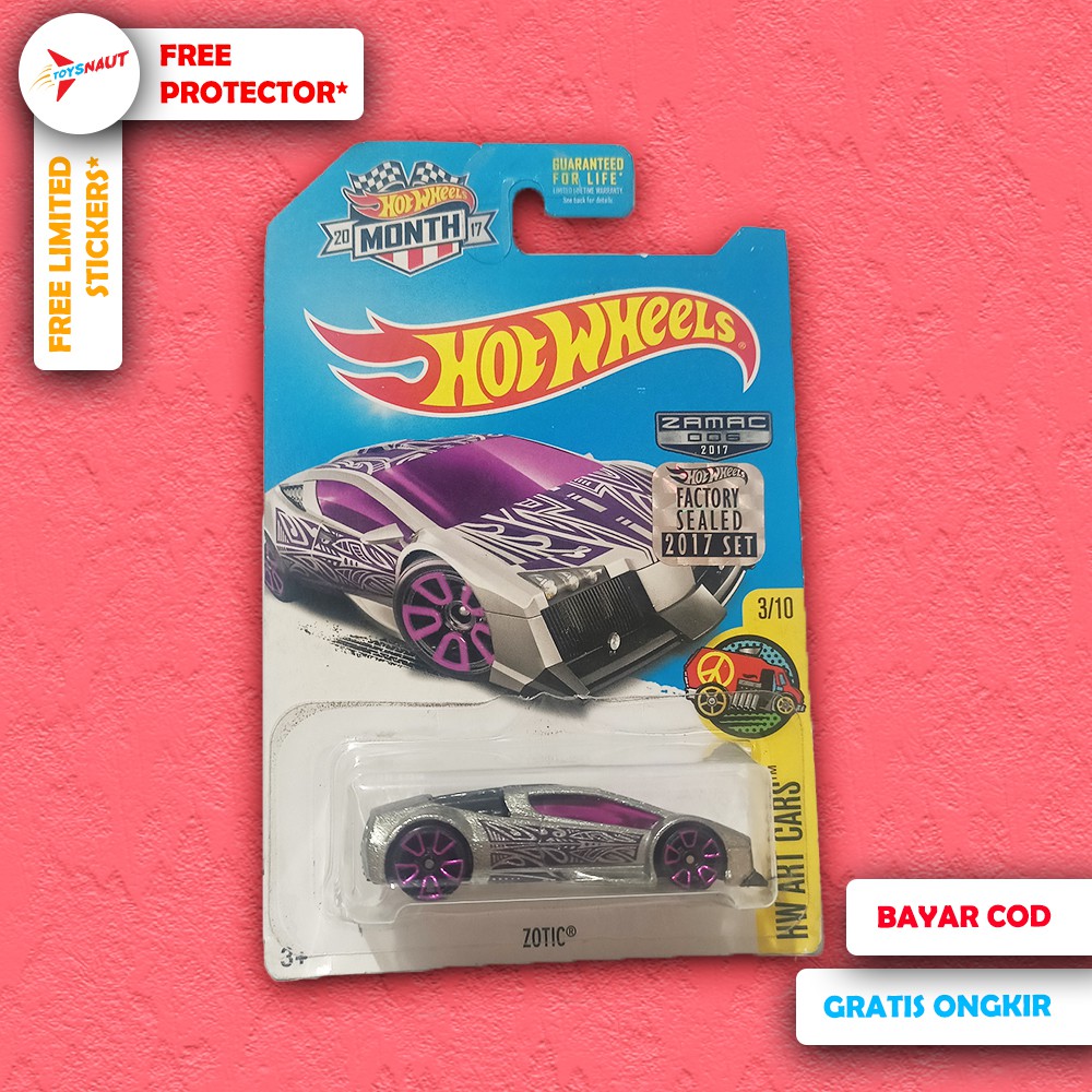 HW Hotwheels Zotic Zamac 2017 Factory Sealed FS Hw Art Cars Diecast