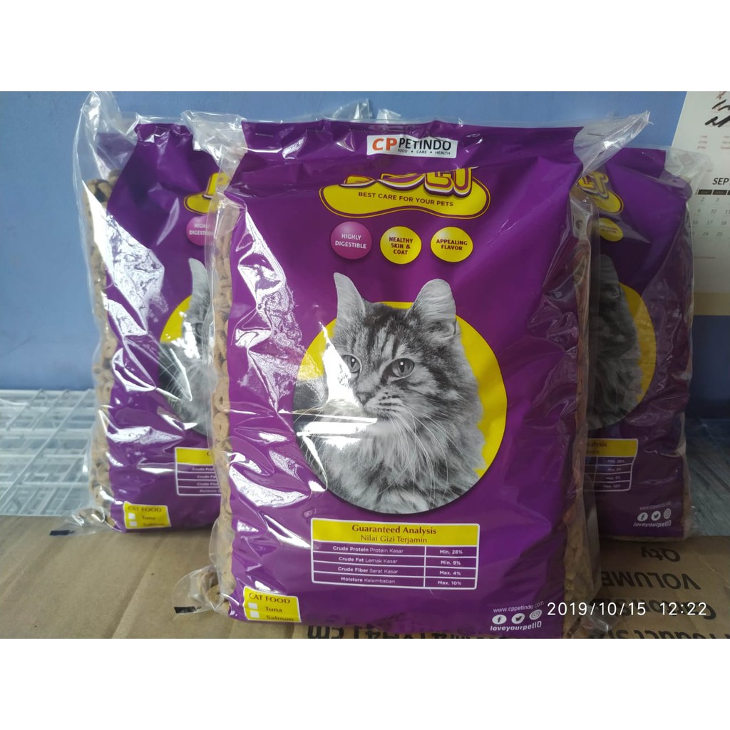 Makanan Kucing/Cat Food Bolt Repack 1 KG