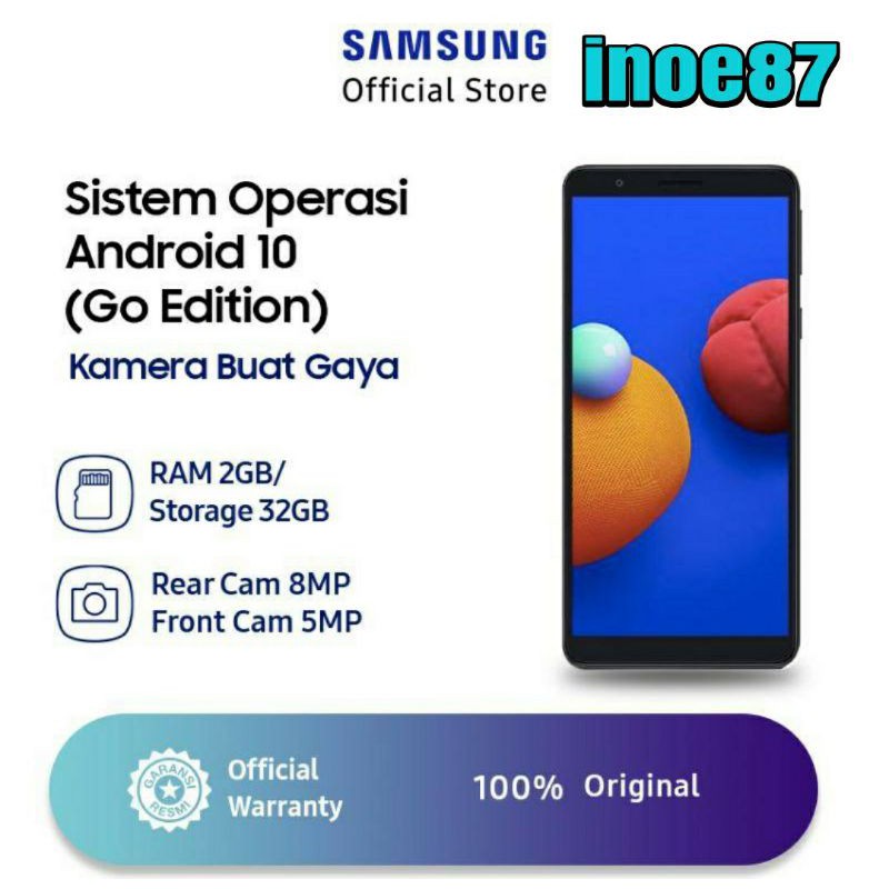 Samsung A01 Core 2/32 Gb Garansi Resmi