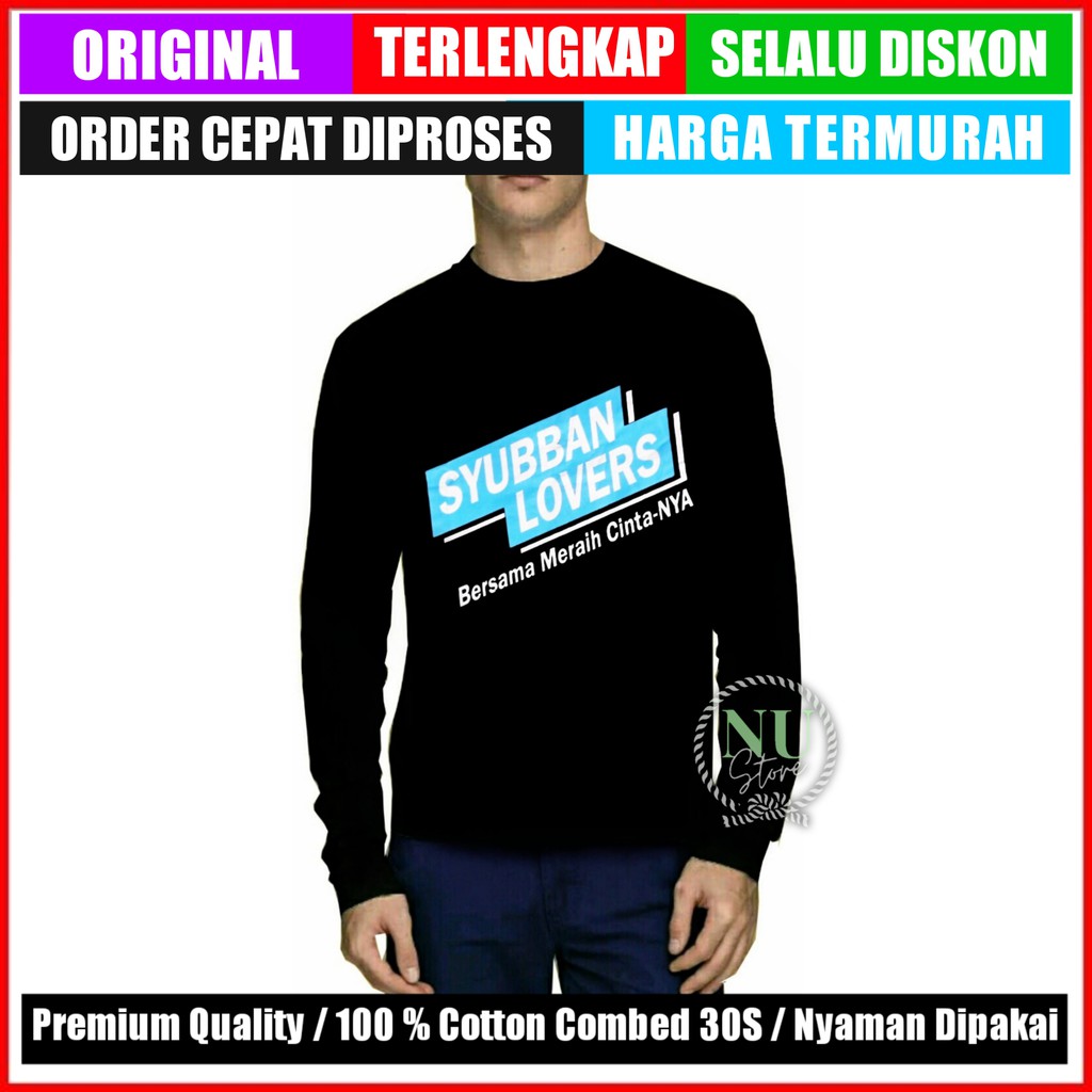 Kaos Gus Azmi / Kaos Syubban Lovers / Kaos Syubbanul Muslimin  / Kaos Syubband