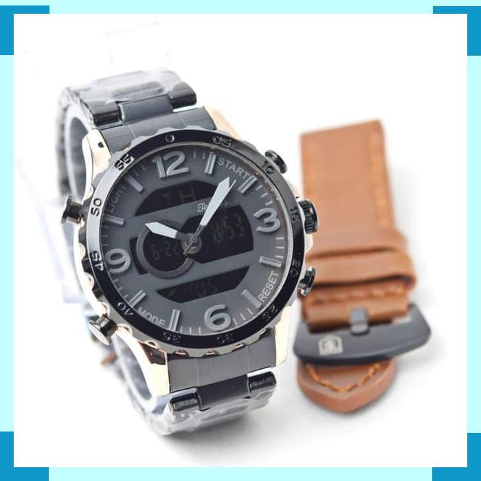 JAM PRIA TETONIS DOUBLE TIME FREE KULIT ORIGINAL ANTI AIRADA 3 WARNAJ