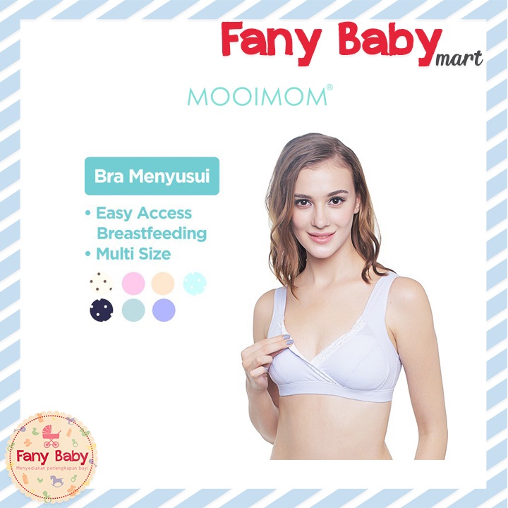 MOOIMOM CROSSOVER MATERNITY &amp; NURSING BRA B6886