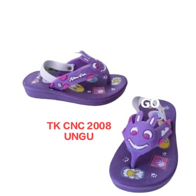 gos  NEW ERA TK CNC 2008 Sandal Jepit Karet Anak Perempuan Anti Slip Sendal Karakter Anak Original