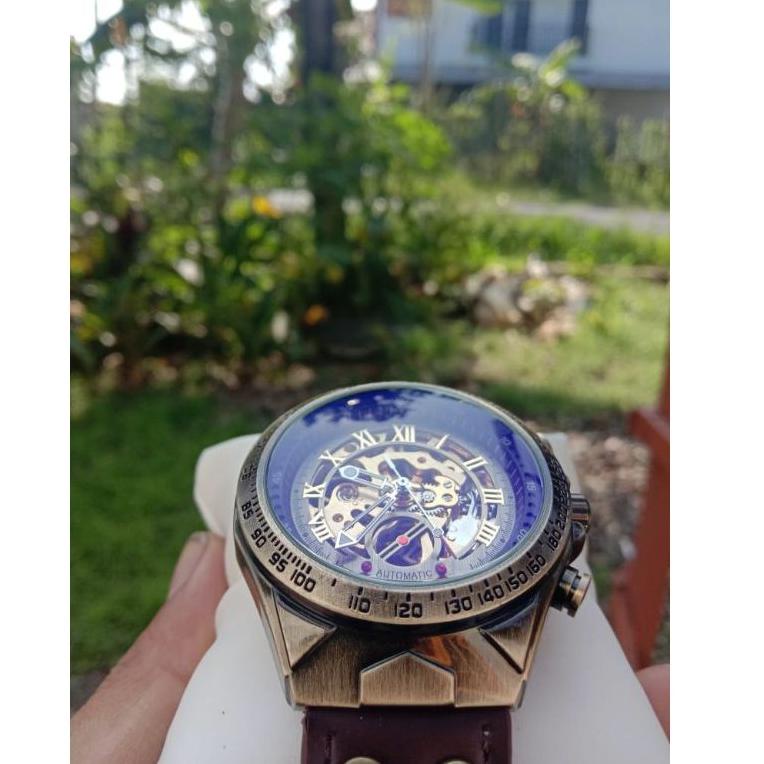 Restok Gan |
TnT jam tangan kulit otomatis original/automatic mekanik original/ import waterproof/fn