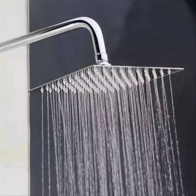 Wall shower Stainless/Shower tanam tembok 8 in