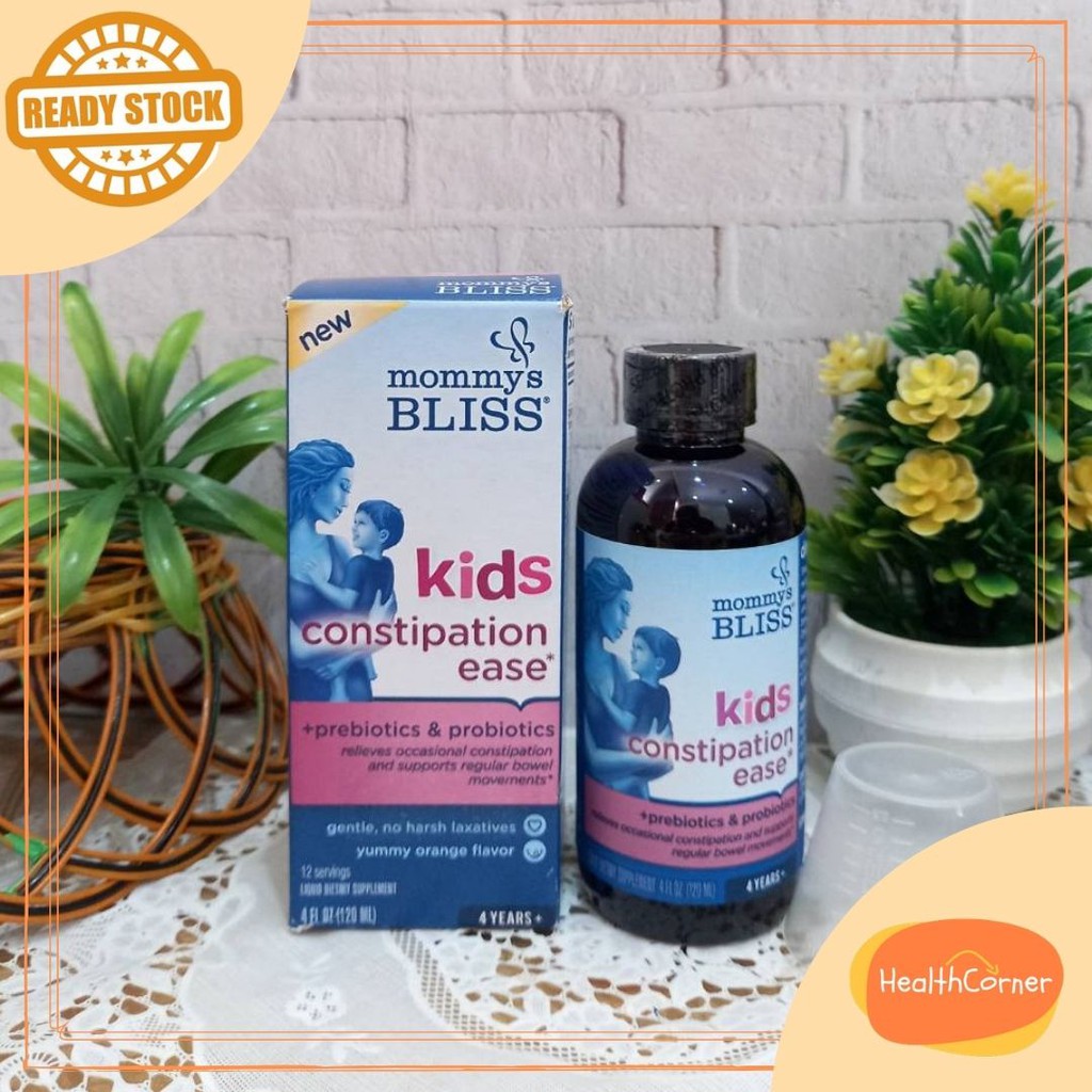 Mommys Bliss Kids Constipation Ease with Prebiotics and Probiotics (Ages 4+) 120ml