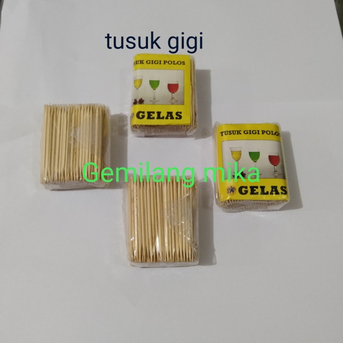 tusuk gigi bambu asli