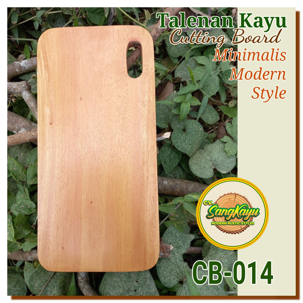 Talenan 30x15cm 014 talenan kayu modern Cutting Board Chopping board