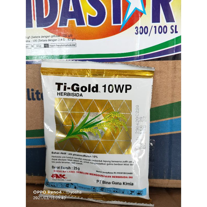 Herbisida Tigold Ti-gold 10WP 25 GR