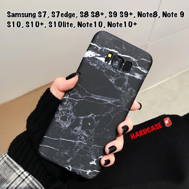 Hardcase Marble Samsung S7edge S8 S8+ S9 S9+ Note8 Note 9 S10 S10+ S10e Note10 Note 10 plus