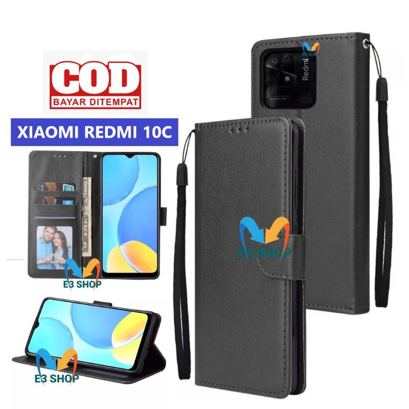Flip Case Dompet Redmi 10C/POCO C40