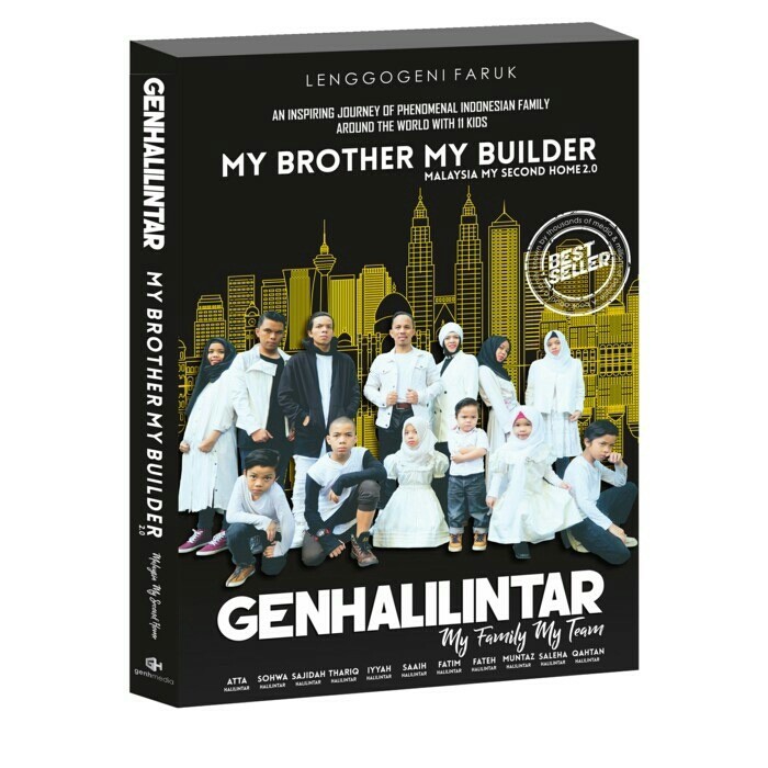 CUCI GUDANG Buku Gen Halilintar My Brother My Builder Malaysia My Second Home LIMITED