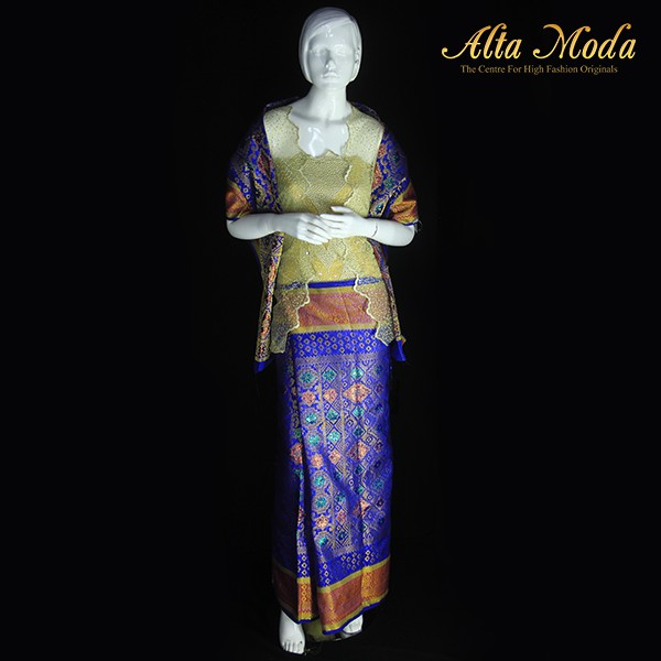 

Alta Moda Kain Tile Bordir Guci Coral - Light Gold (1M)
