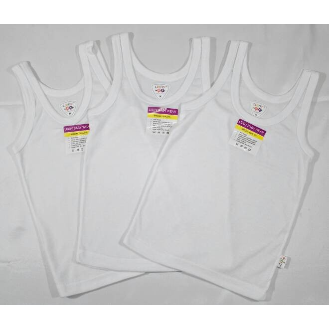 Singlet Velvet Junior dan Libby - Kaos Dalam Bayi dan Anak SNI
