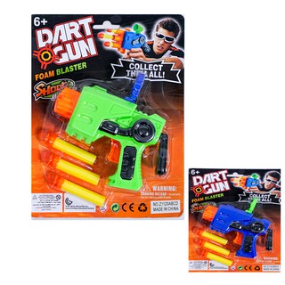 Tomindo pistol pistolan - DART SOFT BLASTER - warna random - tembak