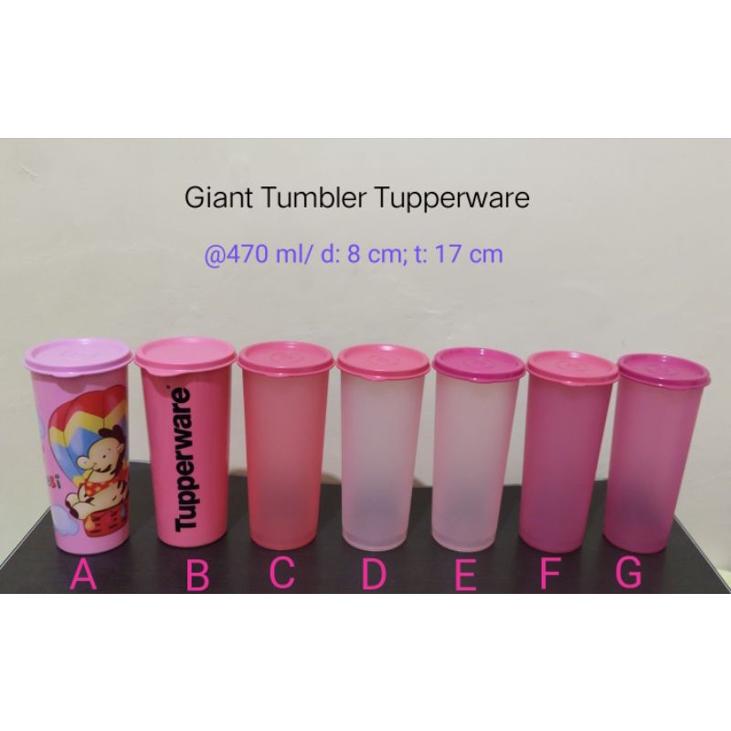 Giant Tumbler Tupperware Varians  Pink(1)