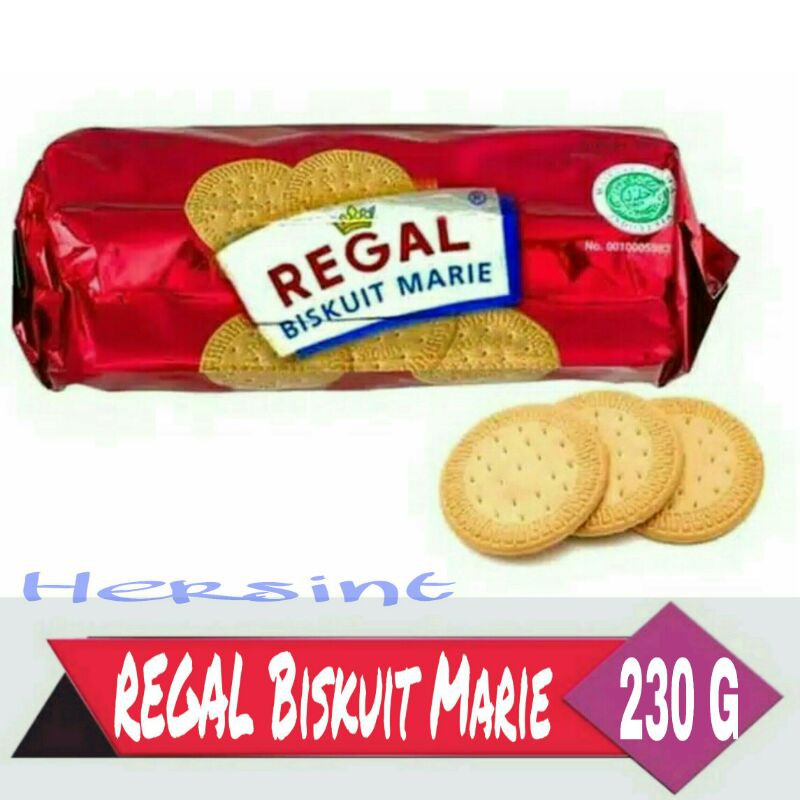 

>>PROMO<< REGAL Biskuit Marie 230Gr EXP LAMA TAHUN 2026