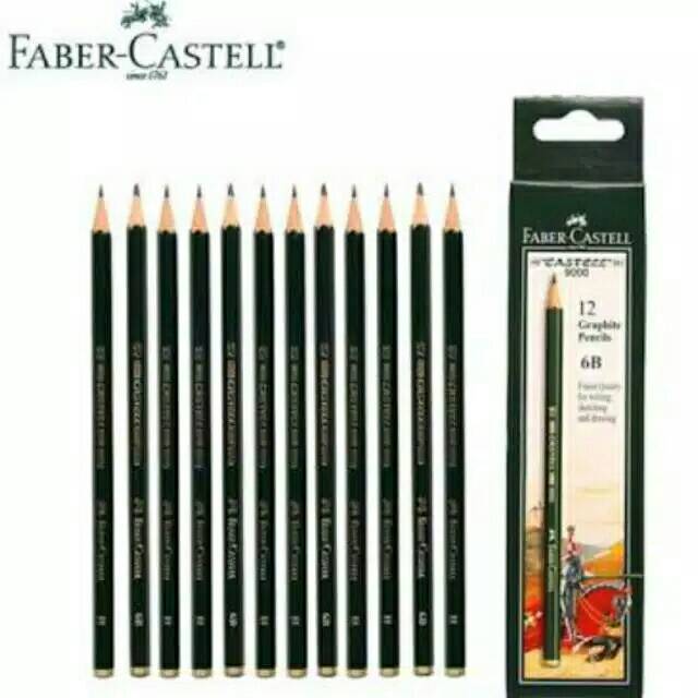 

Pensil 2B FABER CASTELL isi 12 pcs