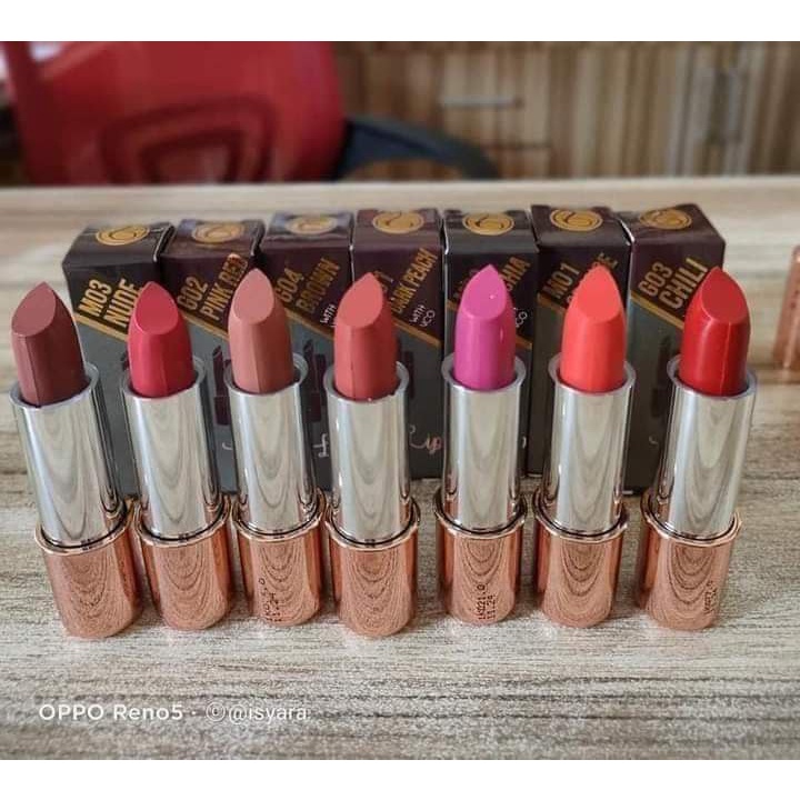 Lipstik lipstick matte batrisyia gincu long lasting vco