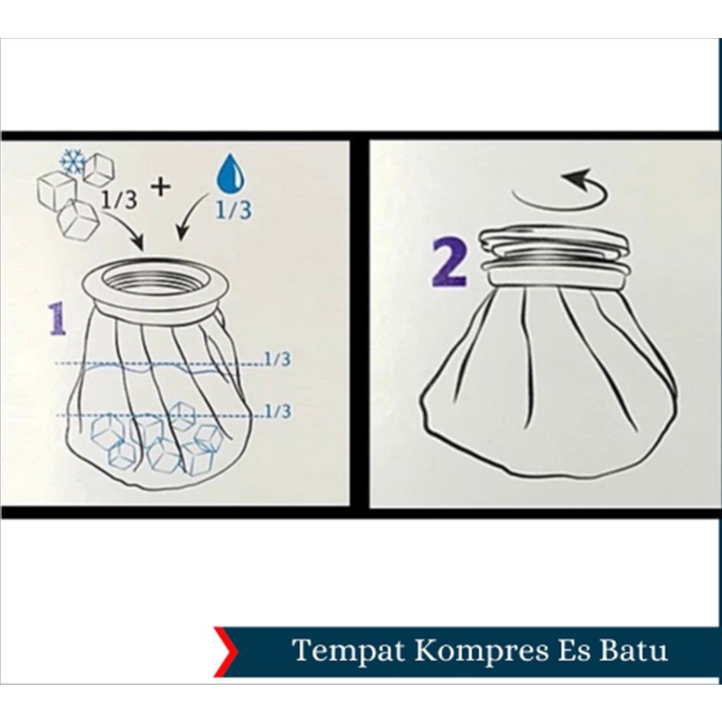 Kantong Kompres Air Dingin Panas Reusable Ice Bag Hot Cold